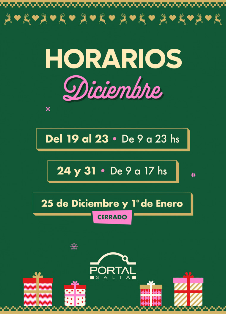 Horarios especiales